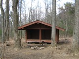 A typical Appalachian Trail shelter